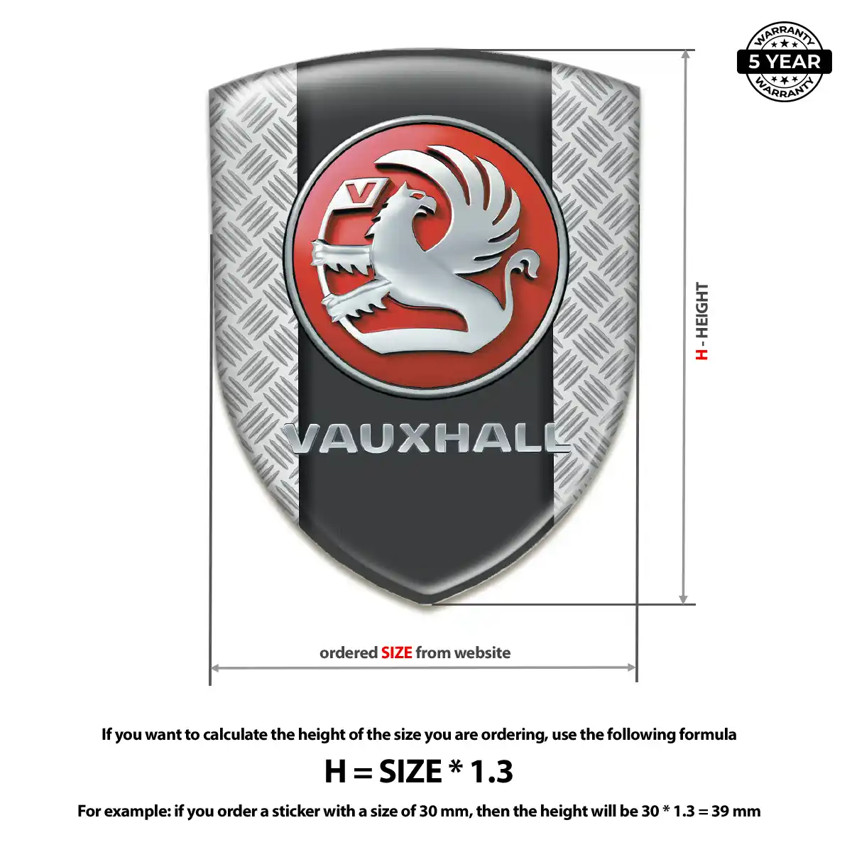 Vauxhall Emblem Logo Deluxe Edition