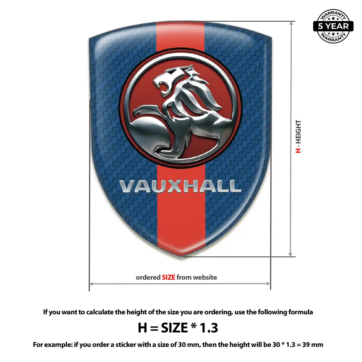 Vauxhall Emblem Logo Elite Edition