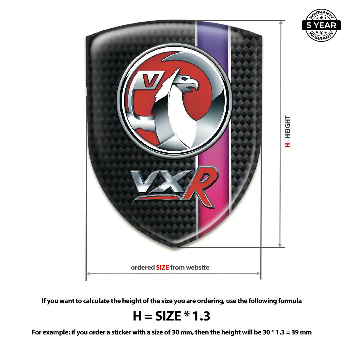 Vauxhall Emblem Logo Prime Quality