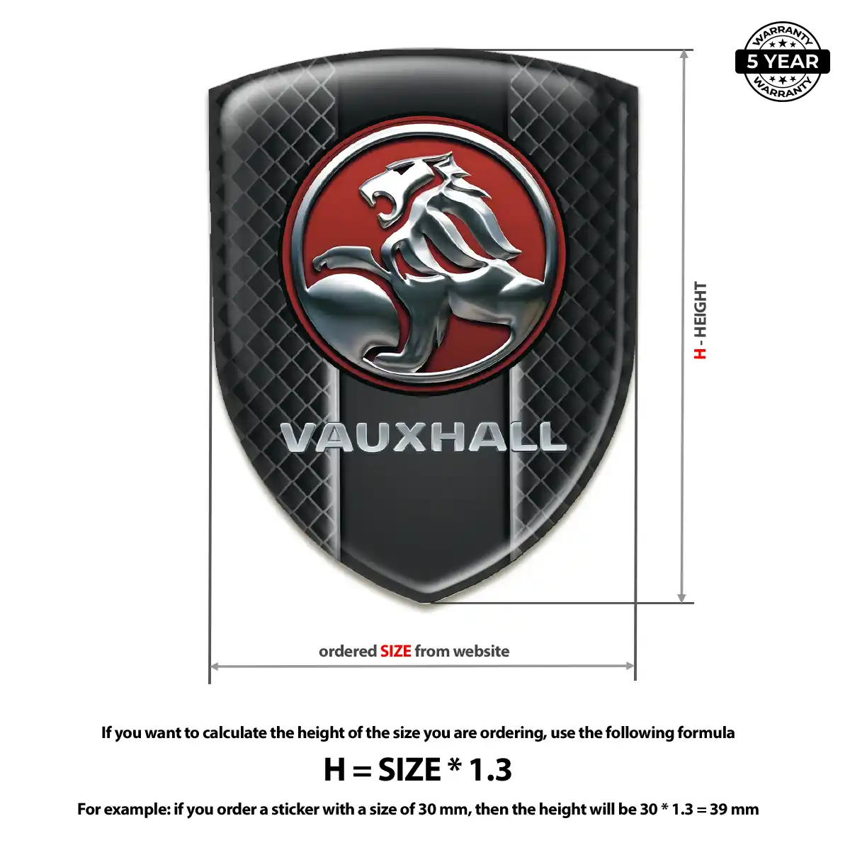 Vauxhall Emblem Logo Superior Craft