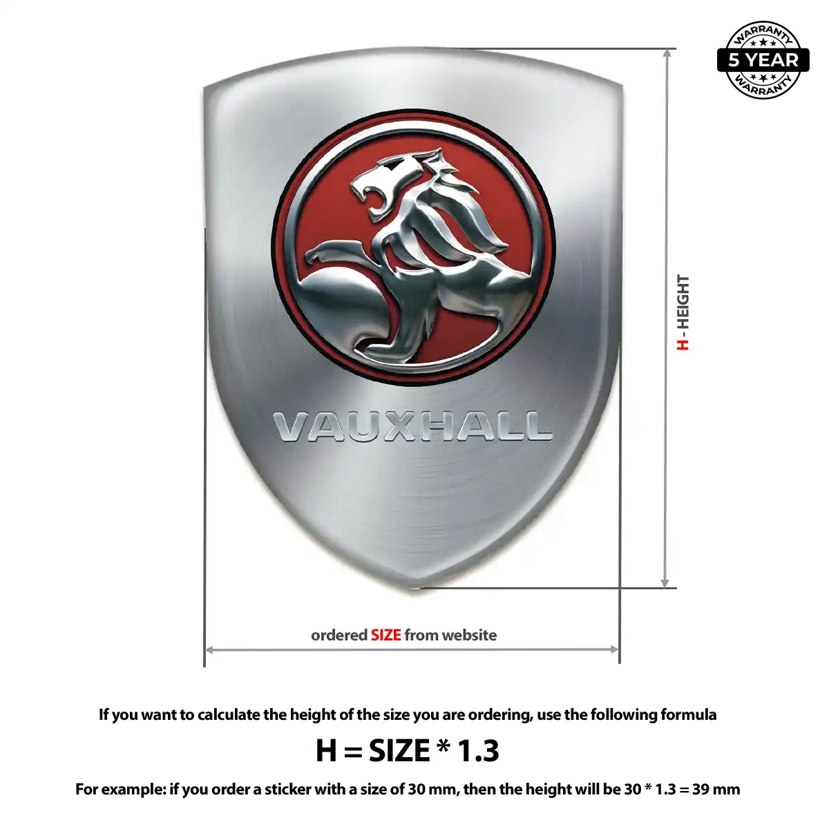 Vauxhall Emblem Opulent Line