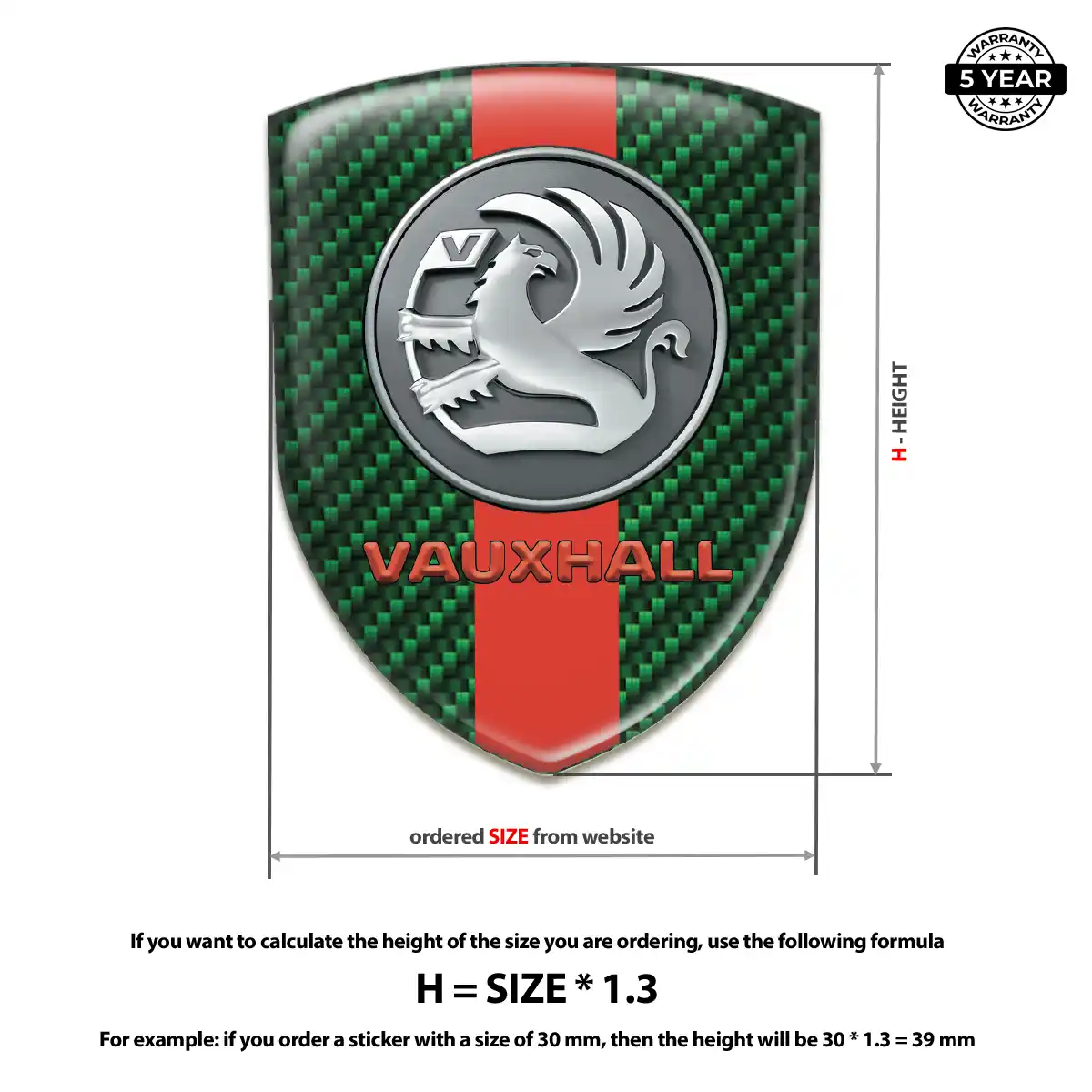 Vauxhall Emblem Prime Quality