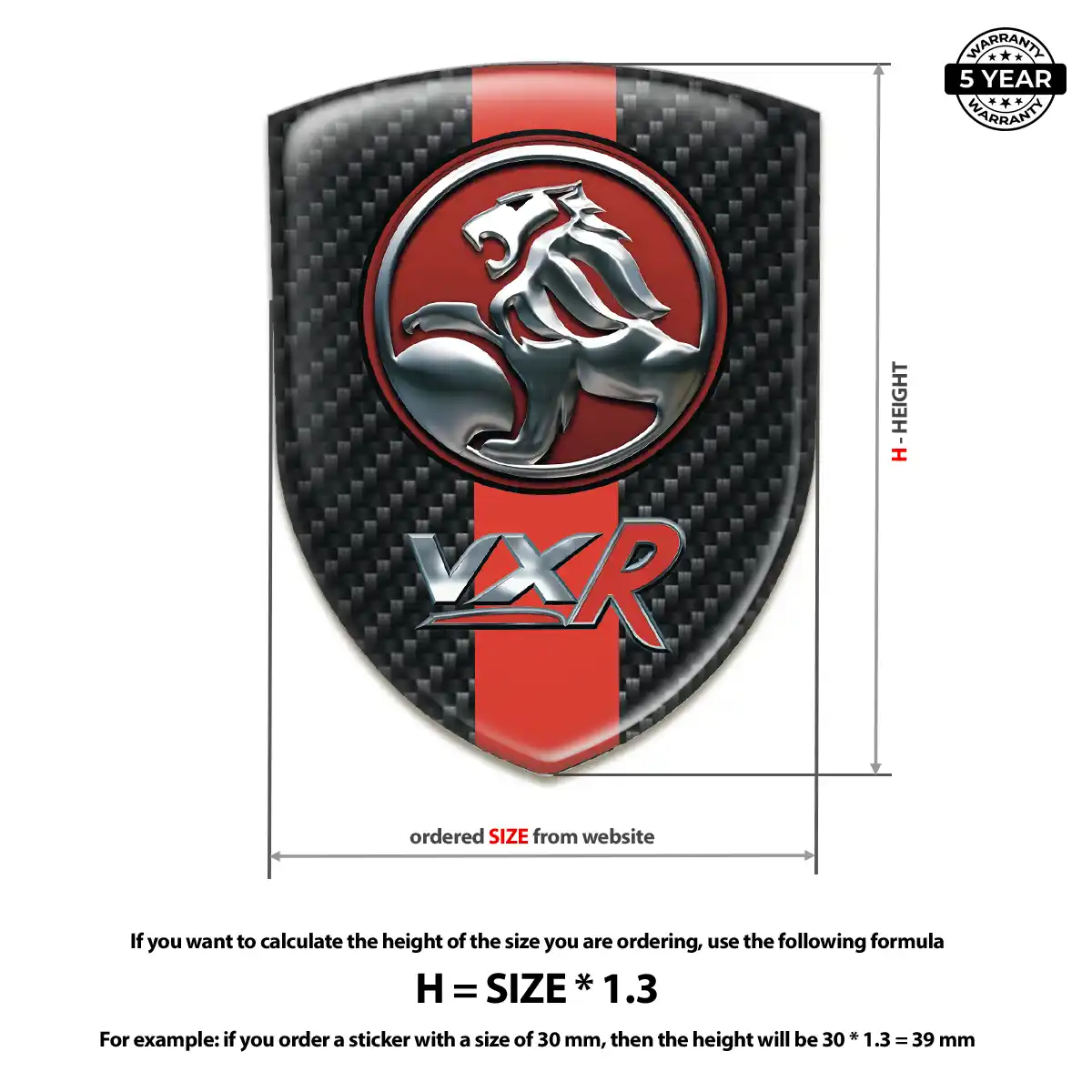 Vauxhall Emblem Shield Elite Edition