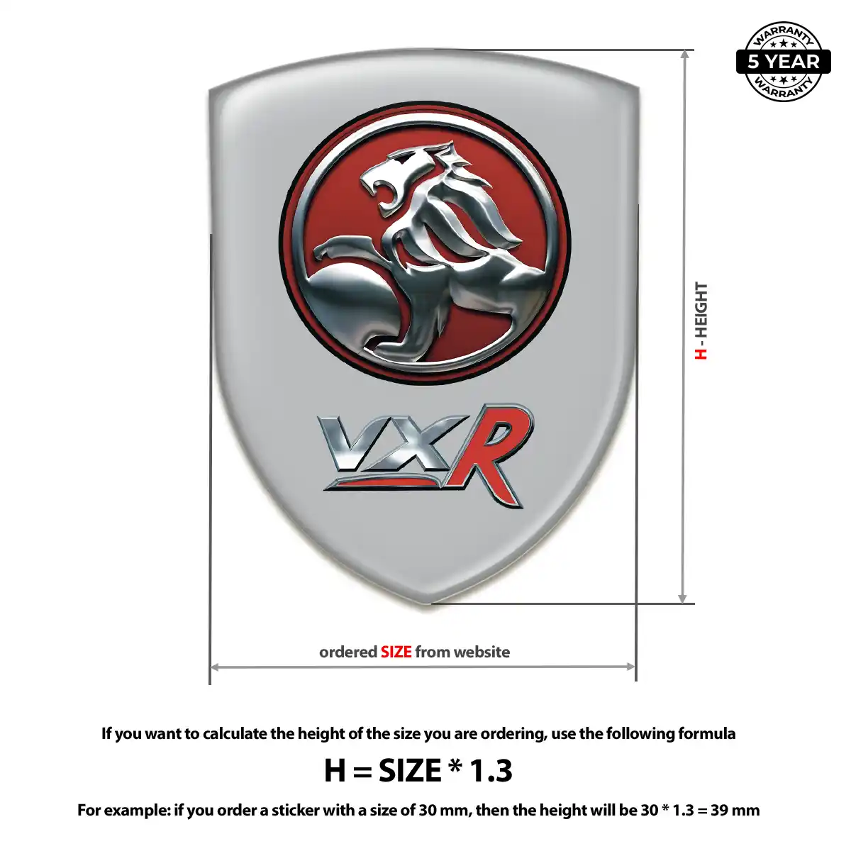 Vauxhall Emblem Shield Interior Luxe