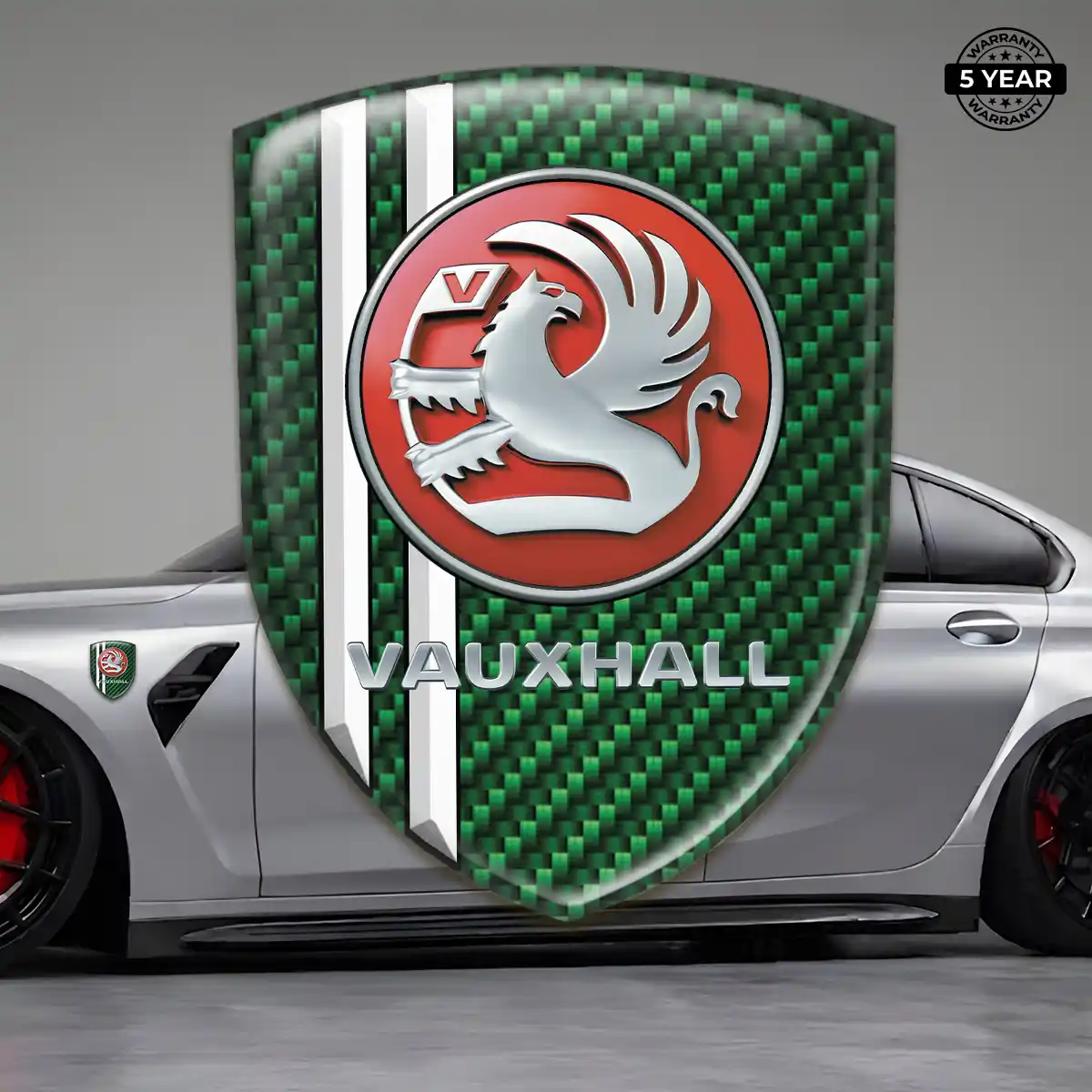 Vauxhall Emblem Shield Premium Dome