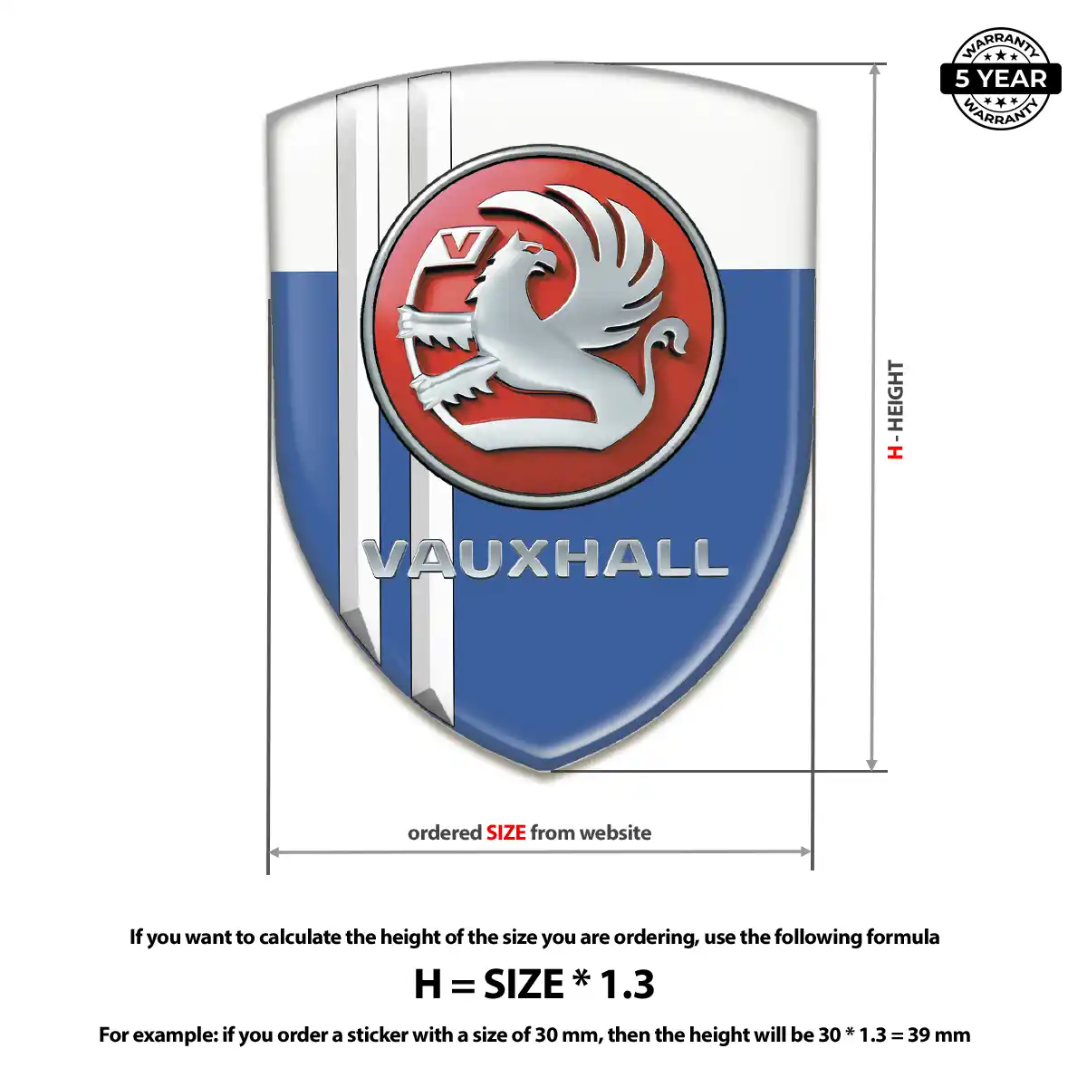 Vauxhall Emblem Shield Refined Design