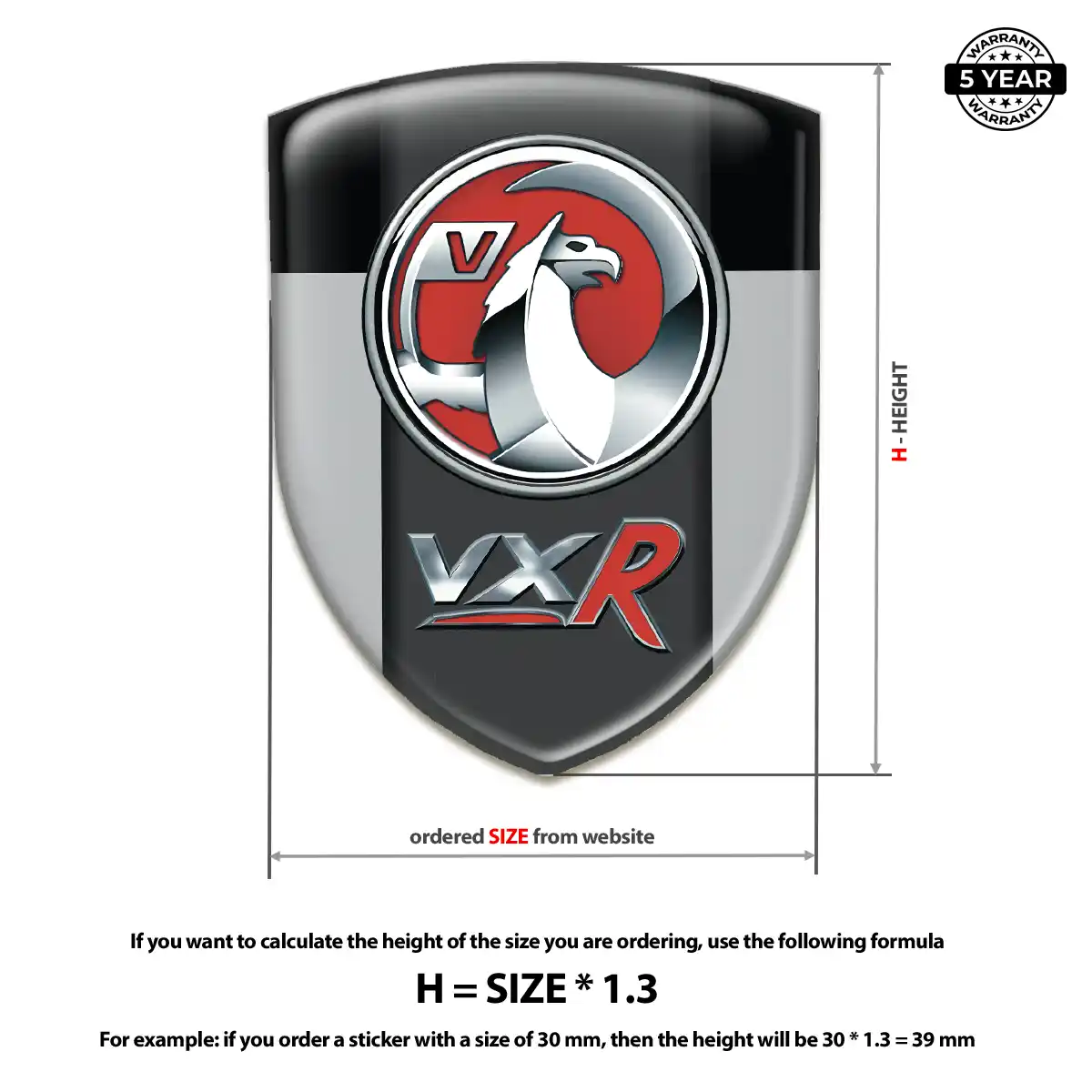 Vauxhall Emblem Shield Superior Craft