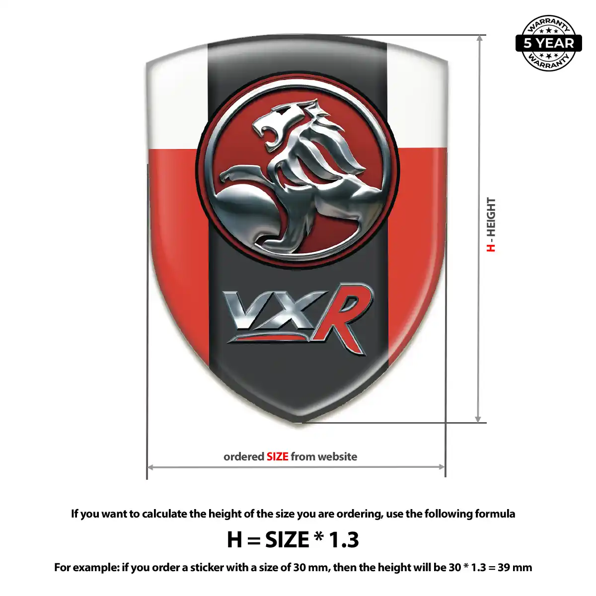 Vauxhall Emblem Silicone Cabin Style