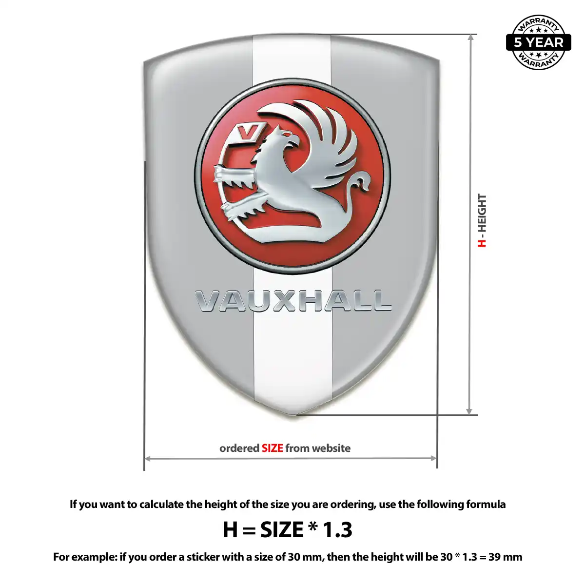 Vauxhall Emblem Silicone Elite Edition