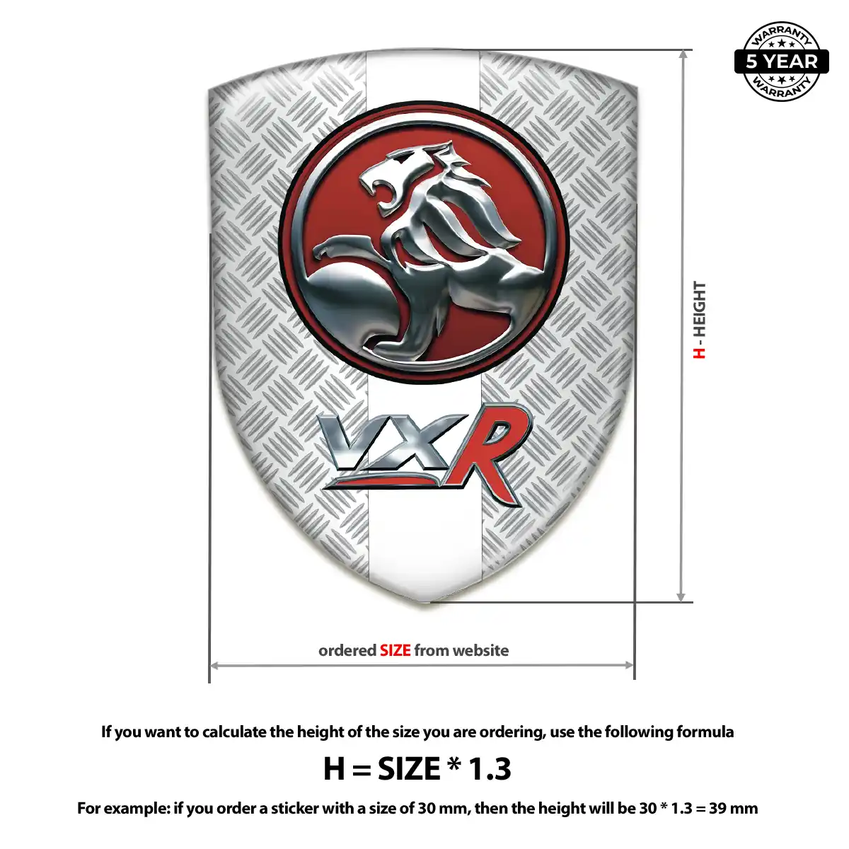 Vauxhall Emblem Silicone Exterior Luxe
