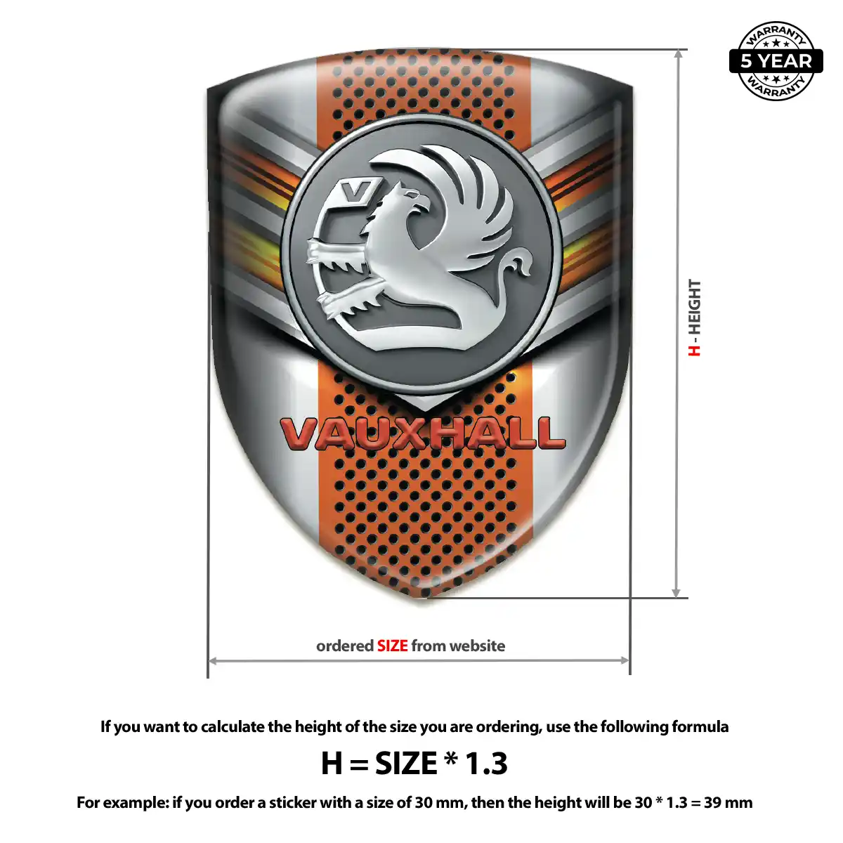 Vauxhall Emblem Silicone Interior Luxe