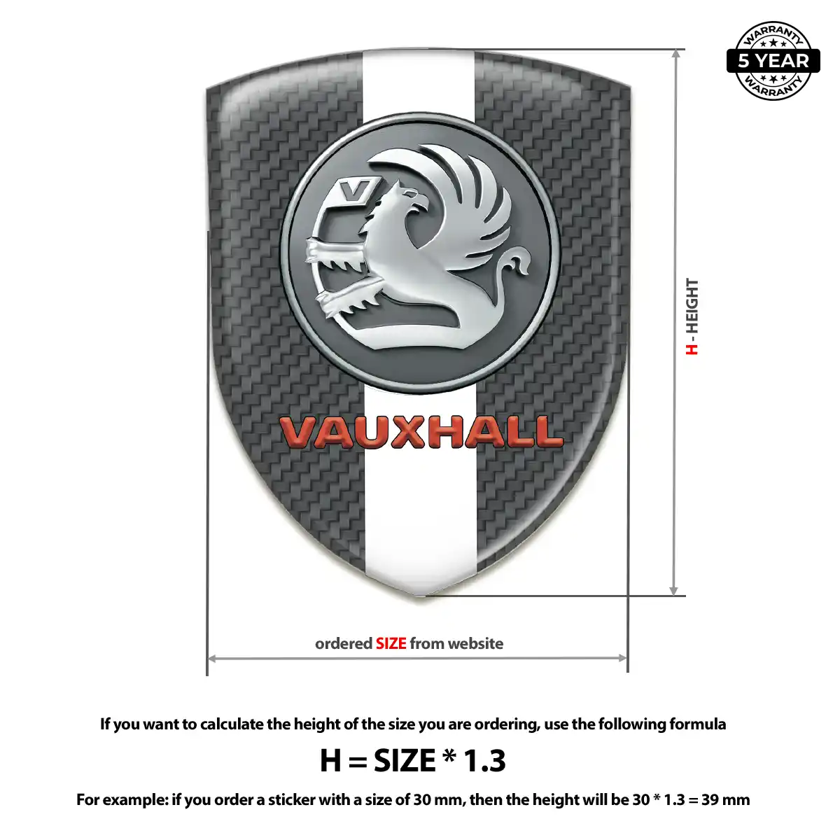 Vauxhall Emblem Silicone Noble Edition