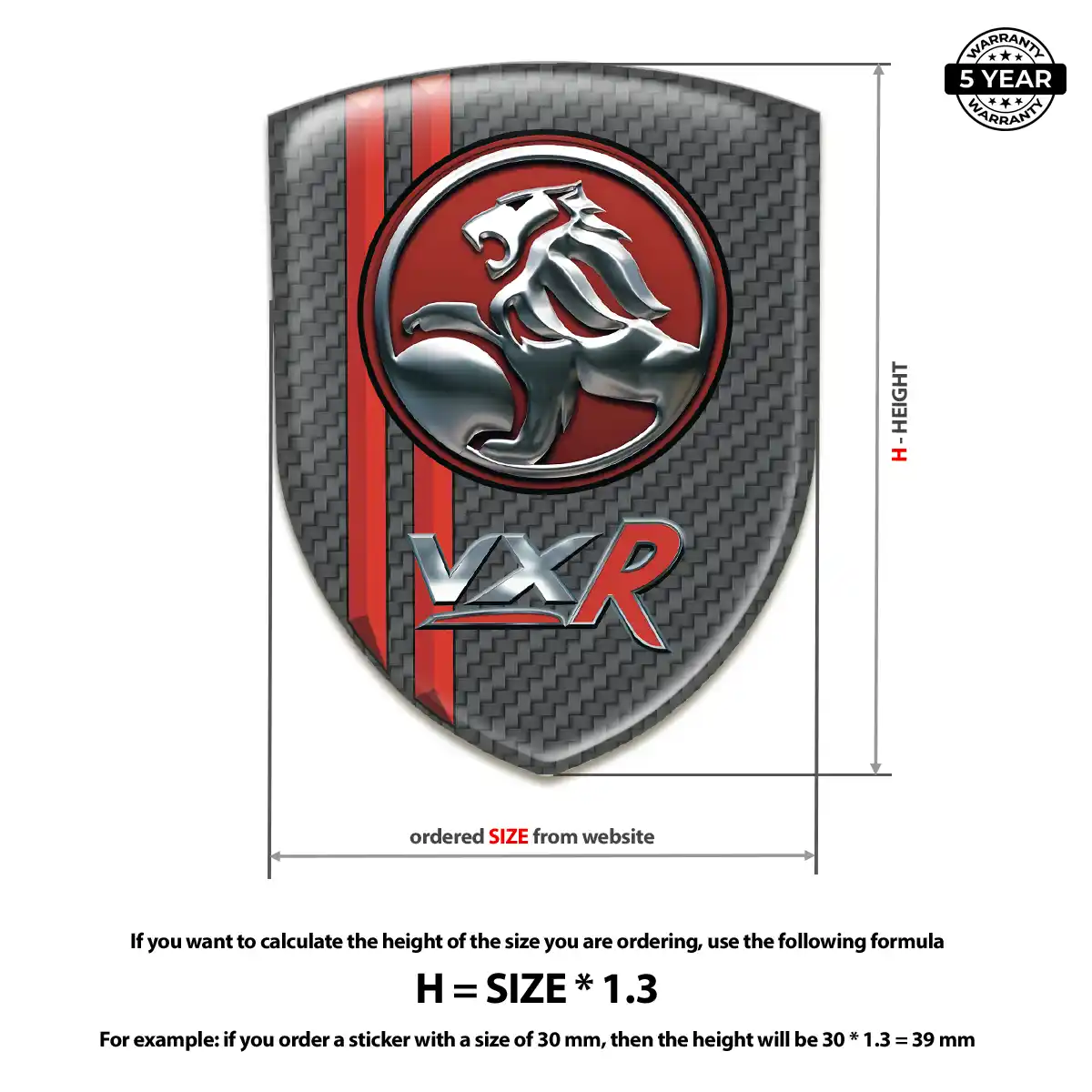 Vauxhall Emblem Silicone Opulent Line