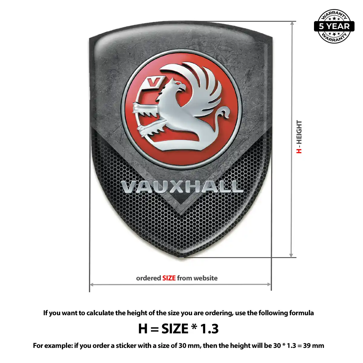 Vauxhall Emblem Sleek Style
