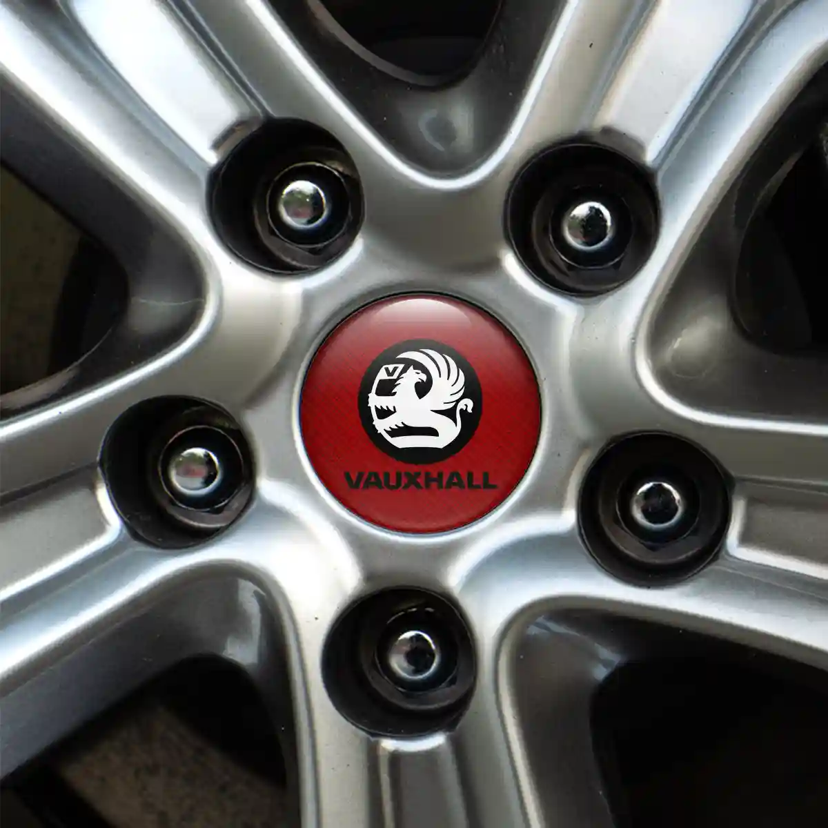 Vauxhall Emblem Wheel Center Caps Self-Adhesive Sleek Style