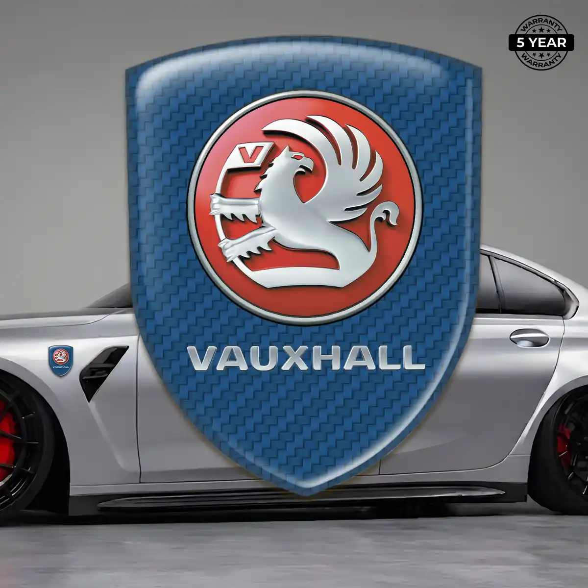 Vauxhall Epoxy Domed Sticker Cabin Style