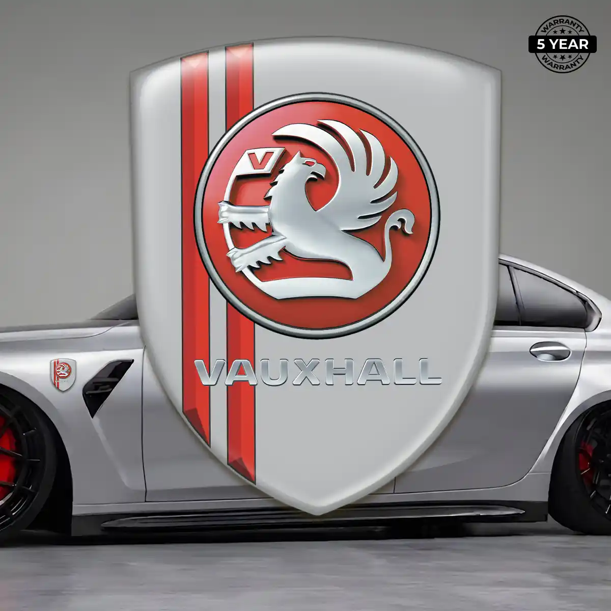 Vauxhall Epoxy Domed Sticker Elite Finish