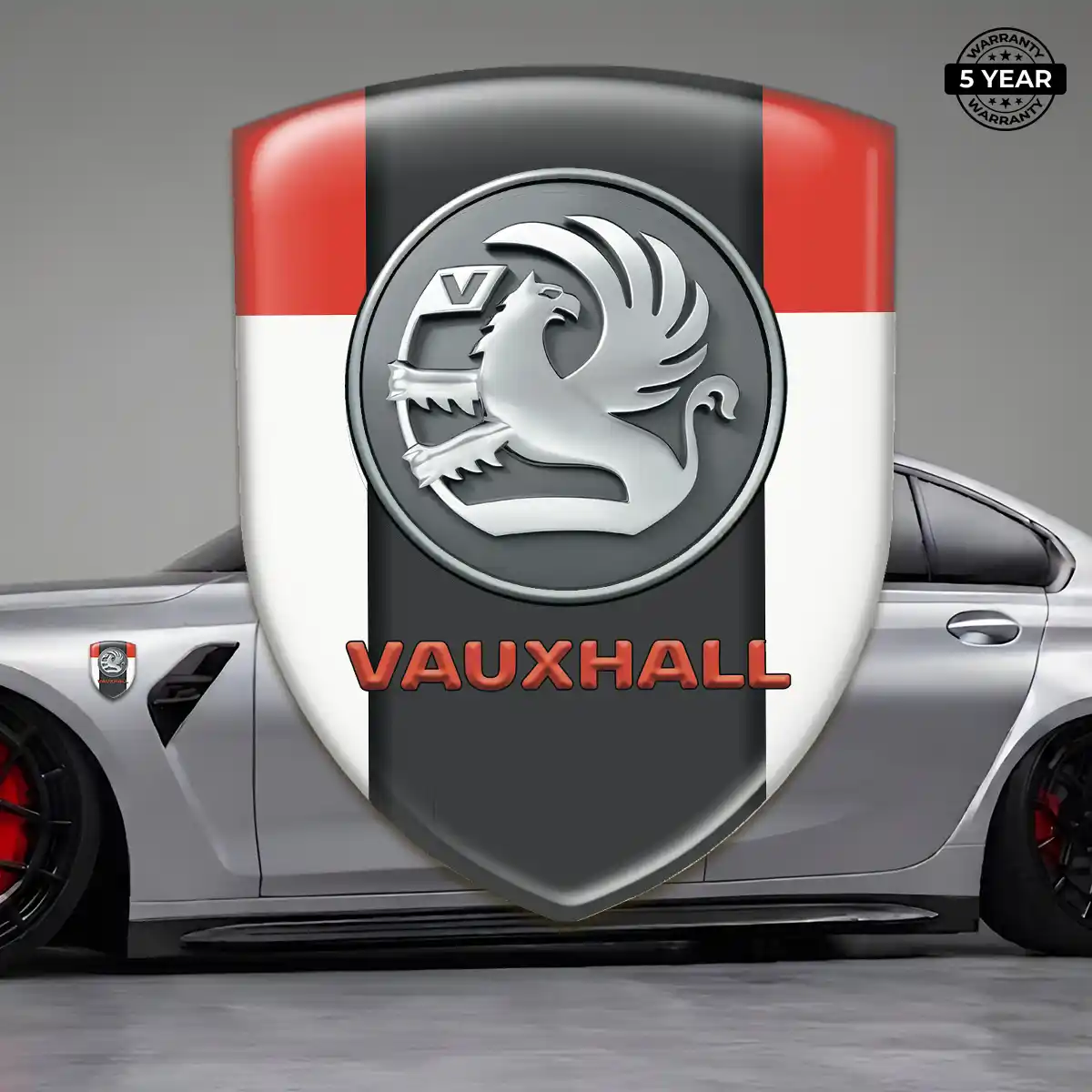 Vauxhall Epoxy Domed Sticker Exterior Luxe