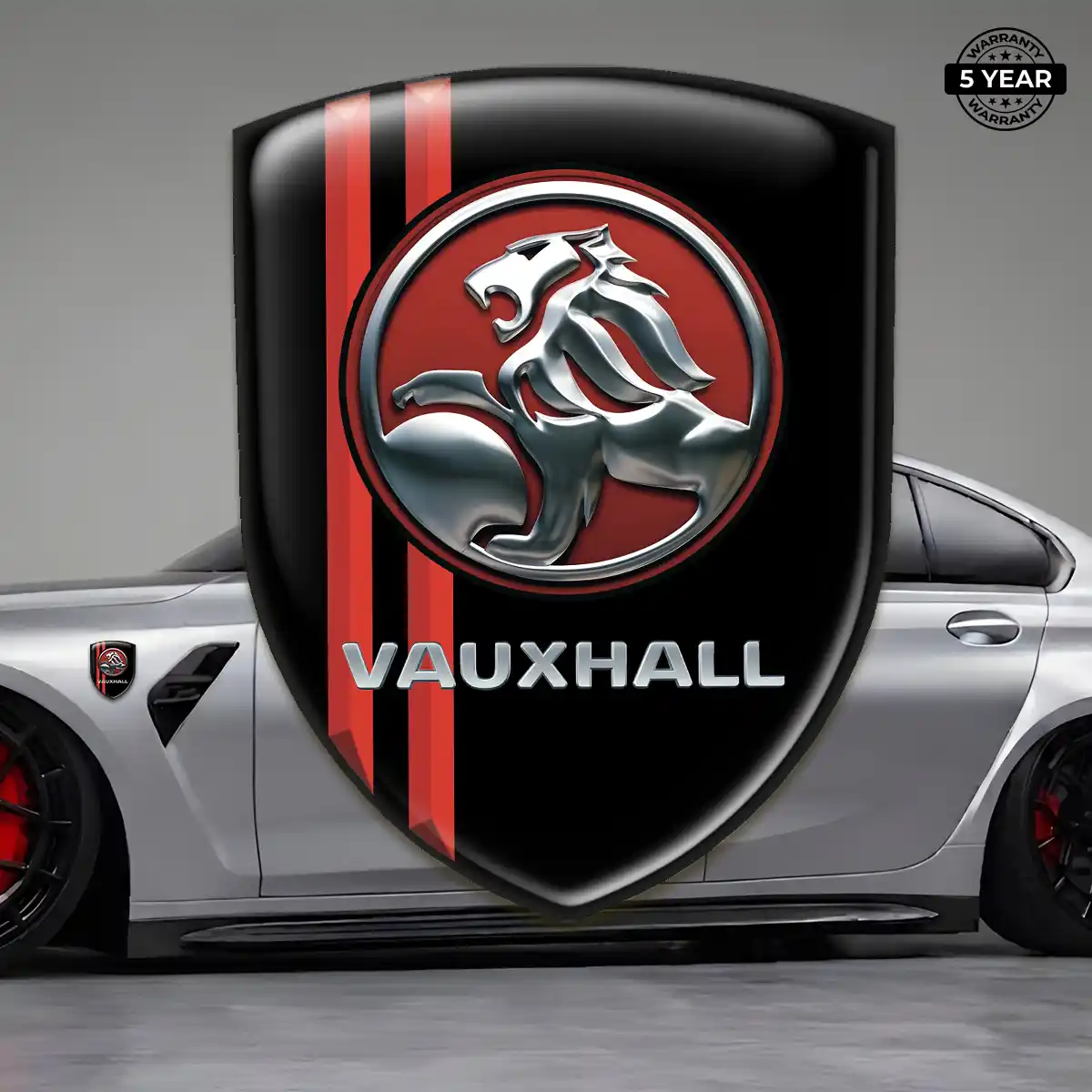 Vauxhall Epoxy Domed Sticker Interior Luxe