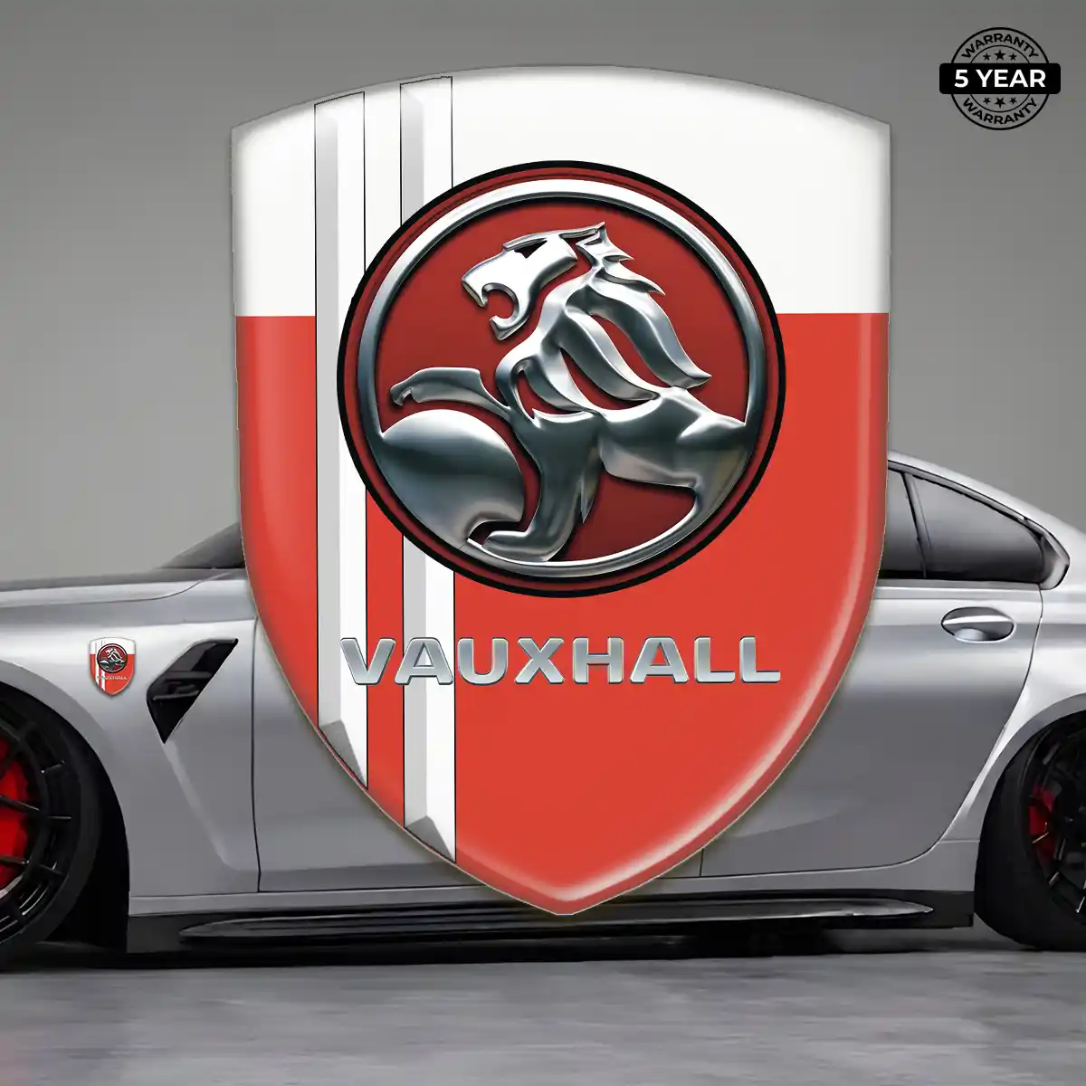 Vauxhall Epoxy Domed Sticker Opulent Line