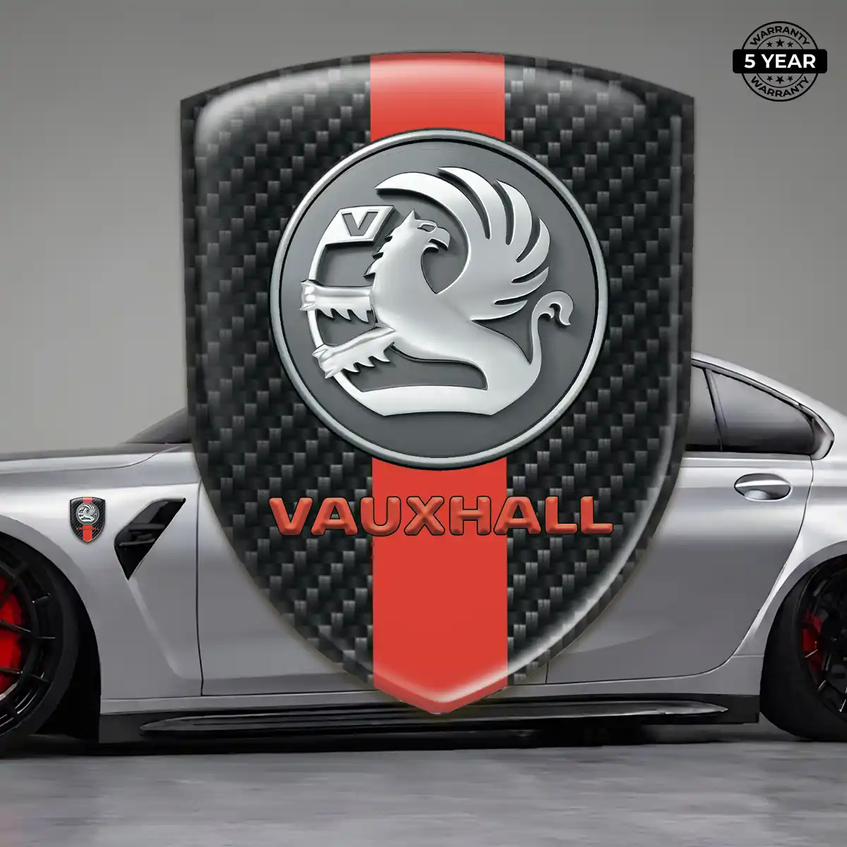 Vauxhall Epoxy Domed Sticker Prestige Line