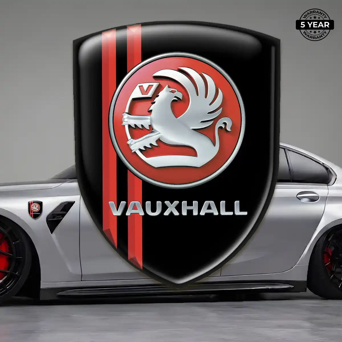 Vauxhall Epoxy Domed Sticker Signature Grade