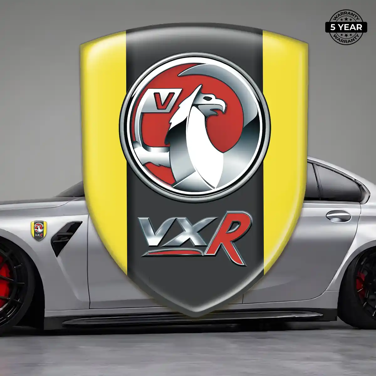 Vauxhall Epoxy Domed Sticker Sleek Style