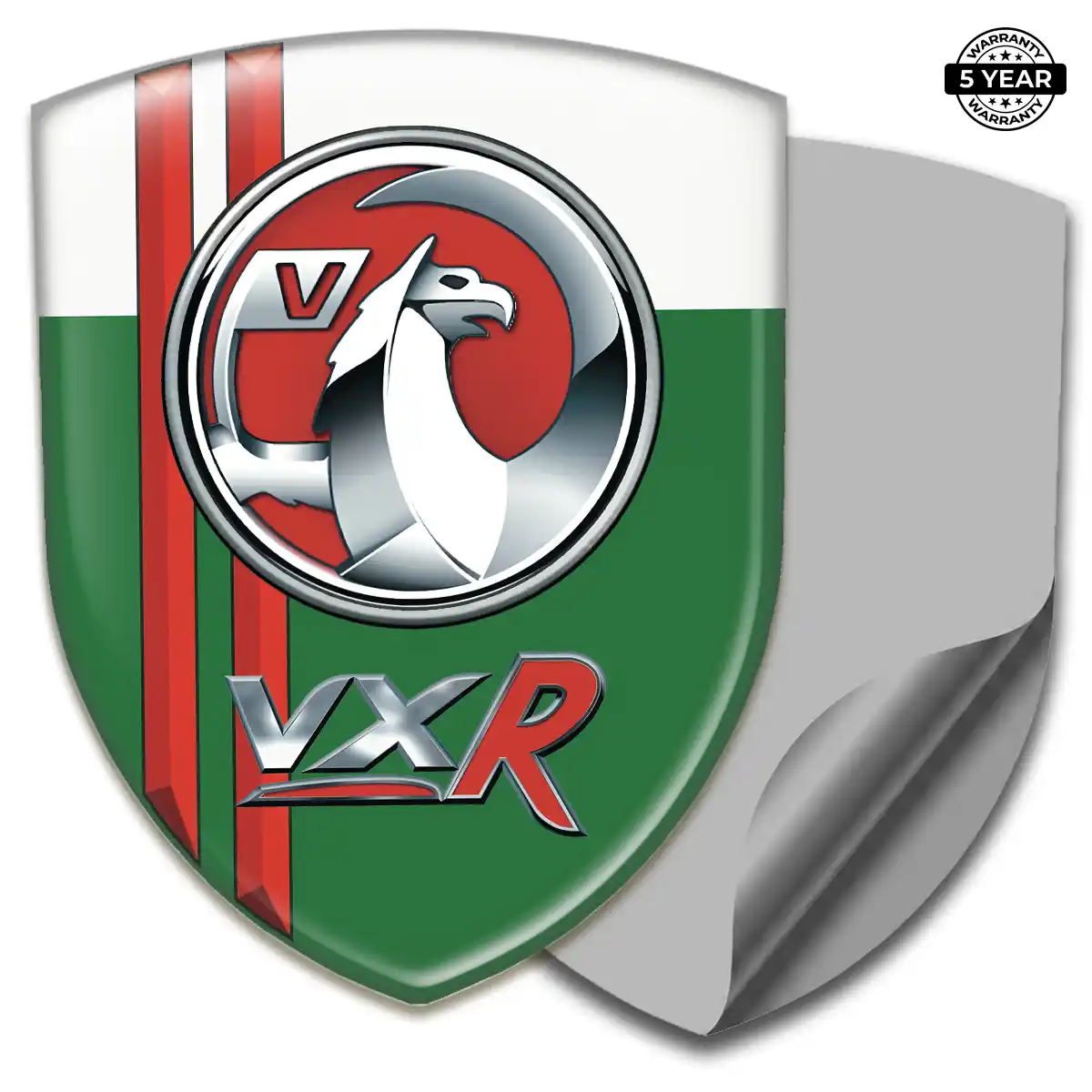 Vauxhall Epoxy Domed Sticker Superior Craft