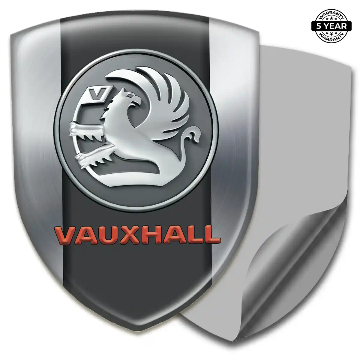 Vauxhall Gel Badge Sticker Sleek Style