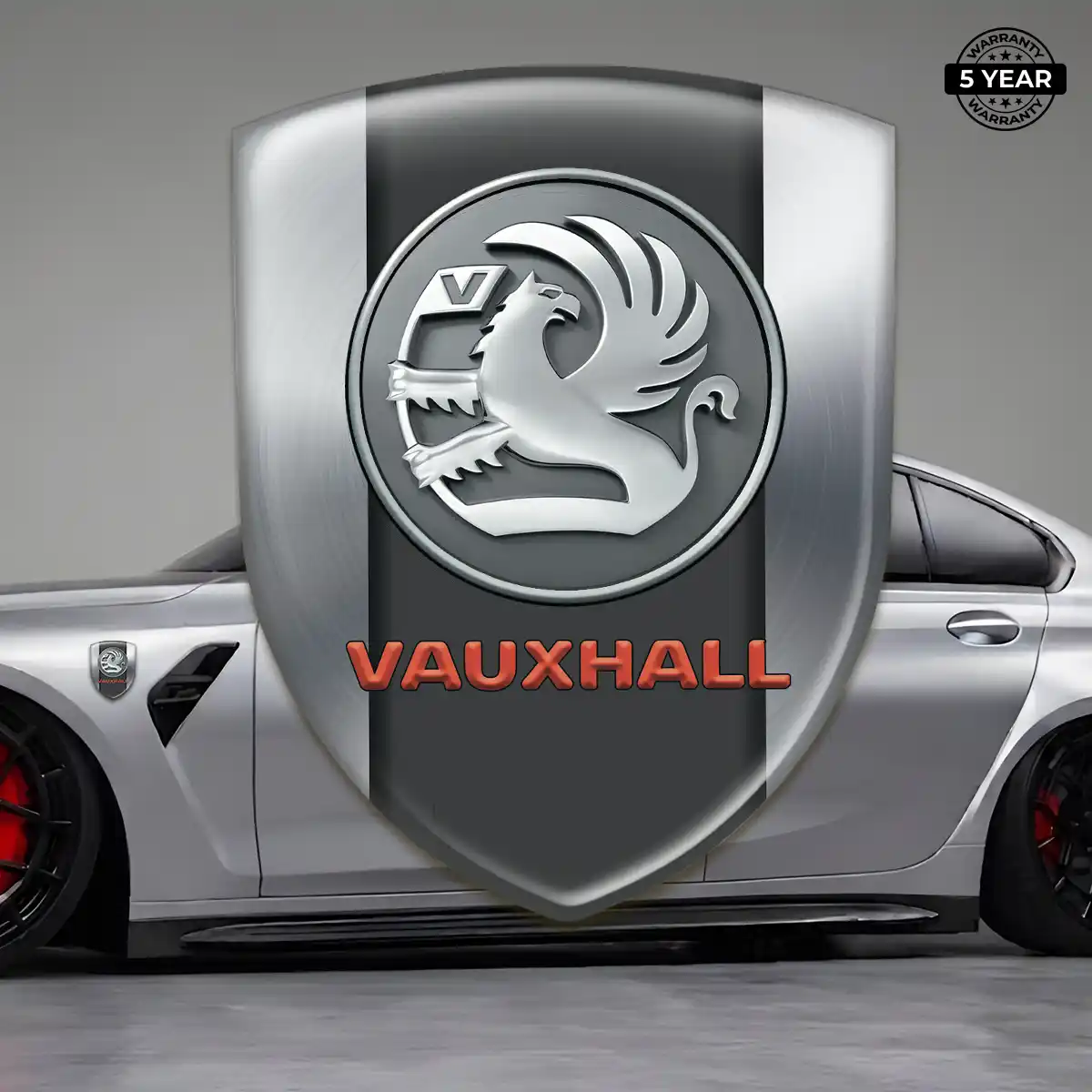 Vauxhall Gel Badge Sticker Sleek Style