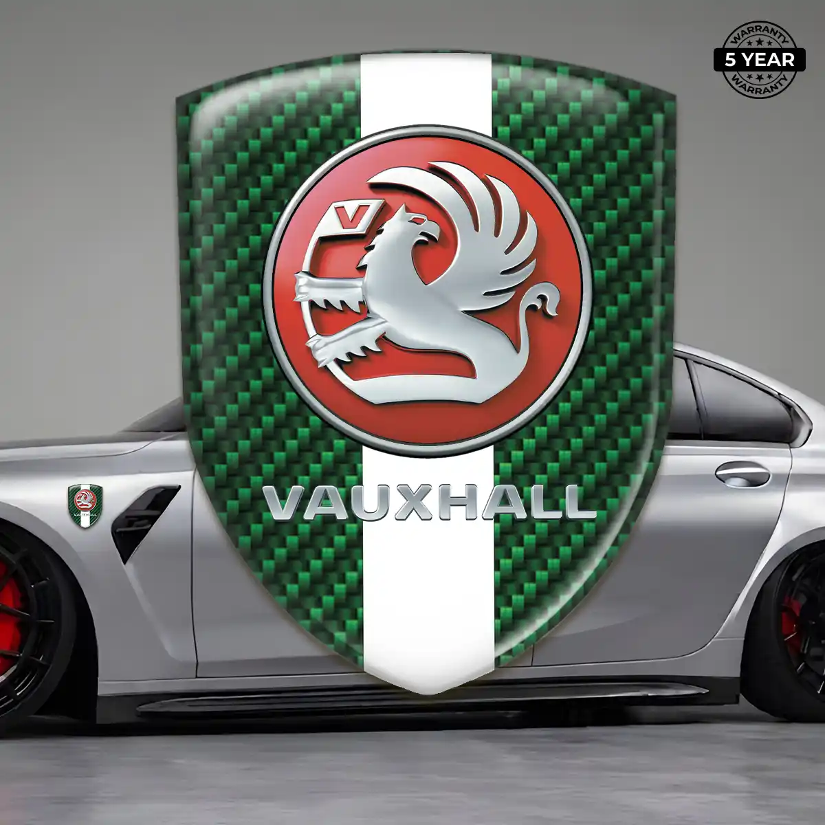 Vauxhall Gel Emblem Sticker Cabin Style