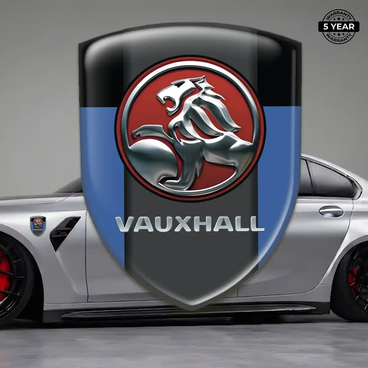 Vauxhall Gel Emblem Sticker Elite Finish