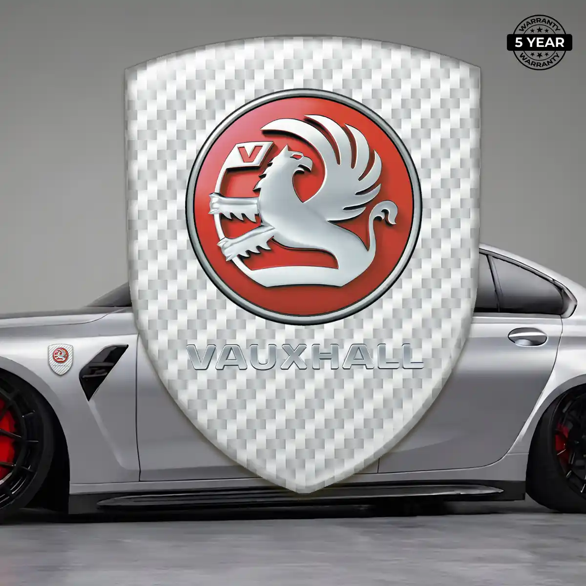 Vauxhall Gel Emblem Sticker Interior Elegance