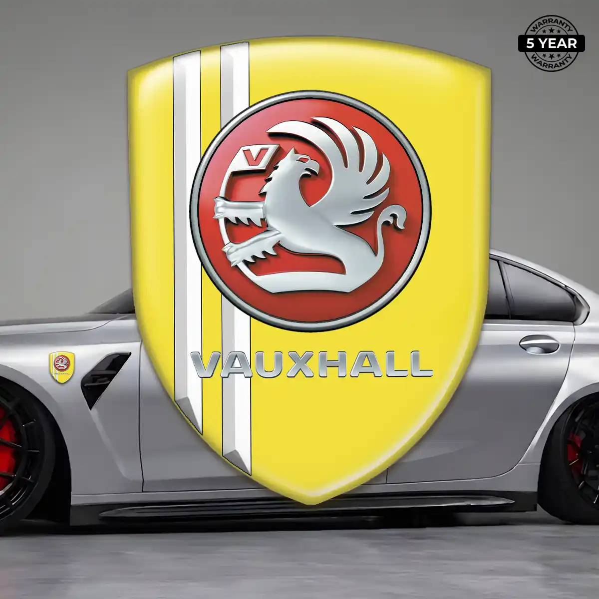 Vauxhall Gel Emblem Sticker Interior Luxe