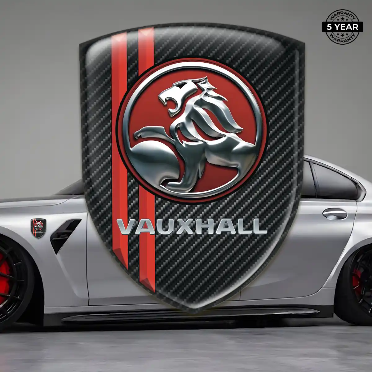 Vauxhall Gel Emblem Sticker Refined Design