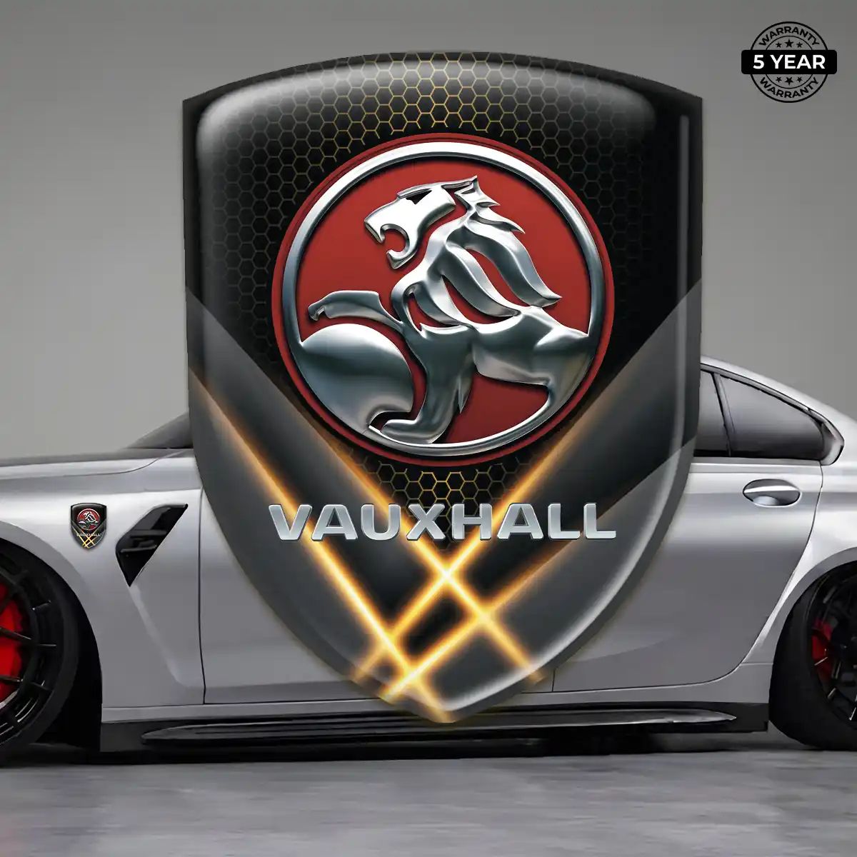 Vauxhall Gel Emblem Sticker Resin Elite