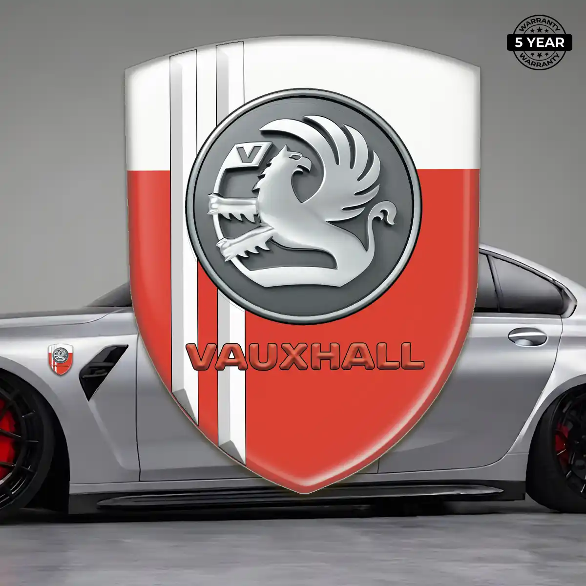 Vauxhall Gel Emblem Sticker Sleek Style