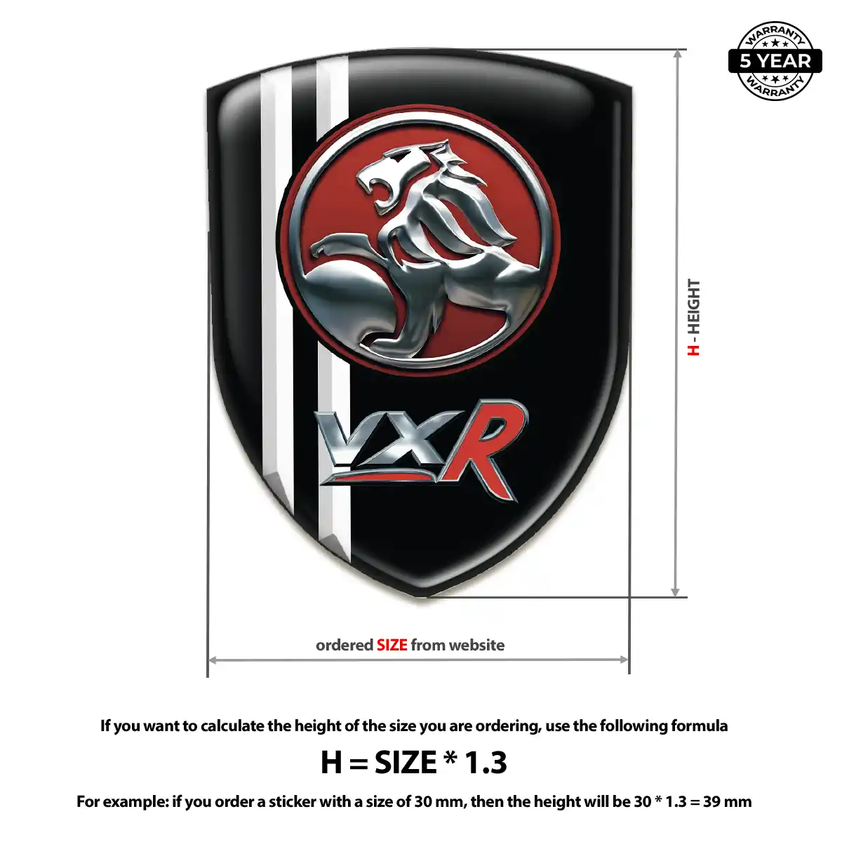 Vauxhall Logo Badge Cabin Style
