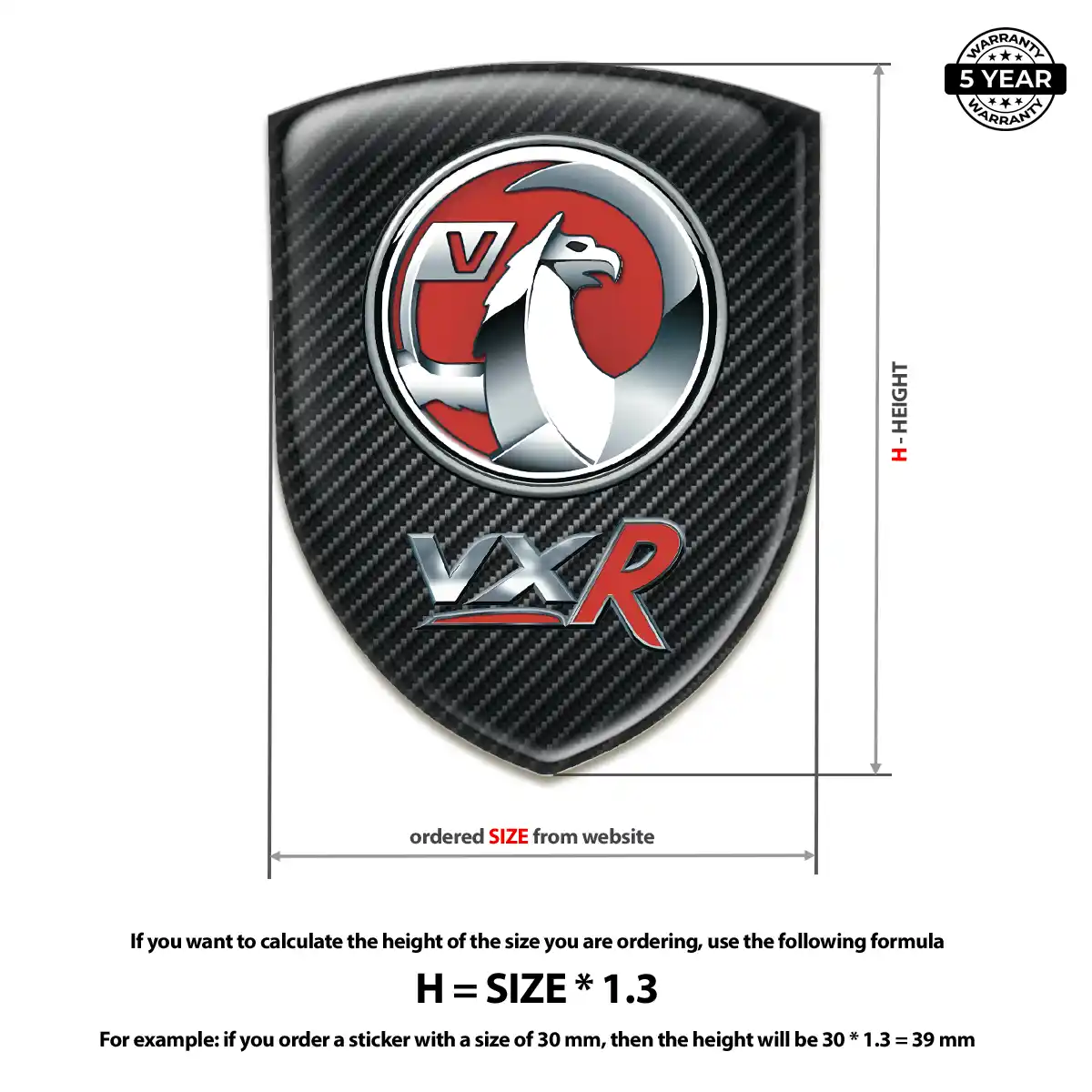 Vauxhall Logo Badge Elite Edition