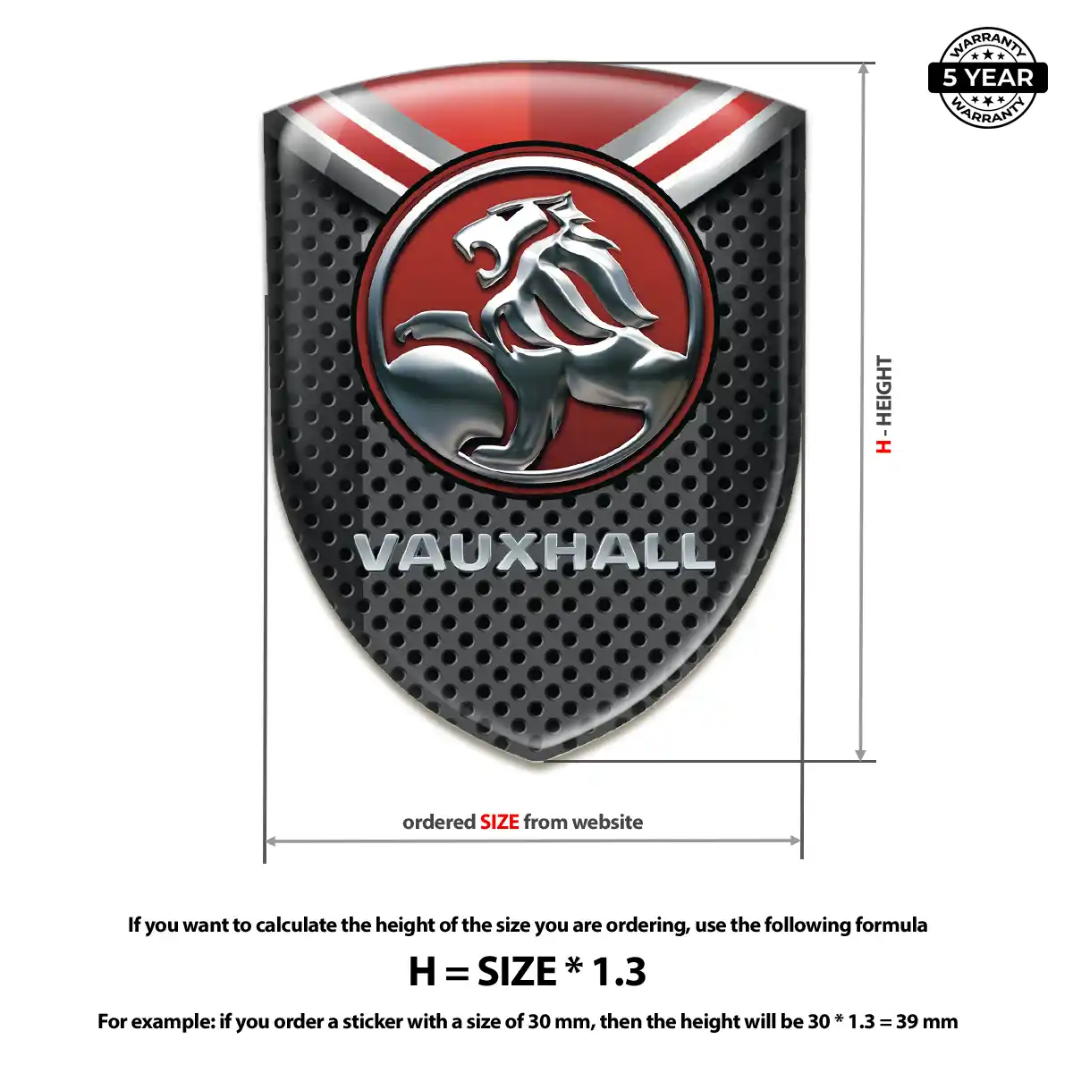 Vauxhall Logo Badge Interior Luxe