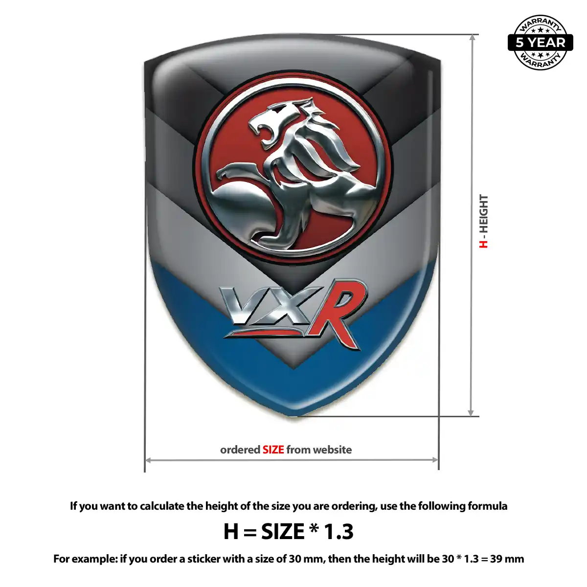 Vauxhall Logo Badge Noble Edition