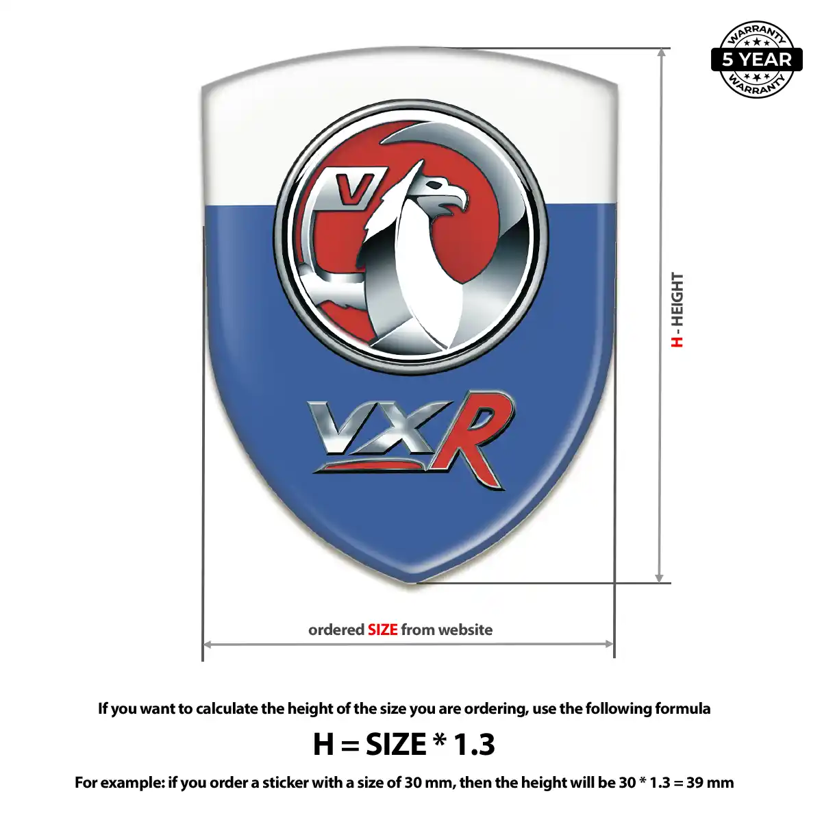 Vauxhall Logo Badge Opulent Line