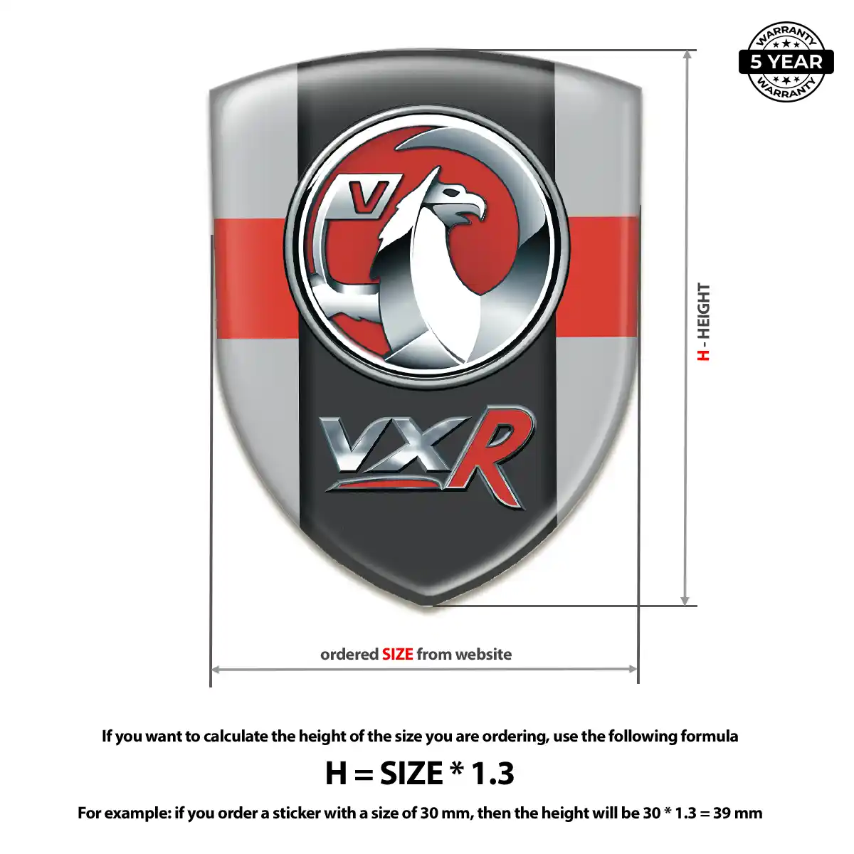 Vauxhall Logo Badge Prestige Line