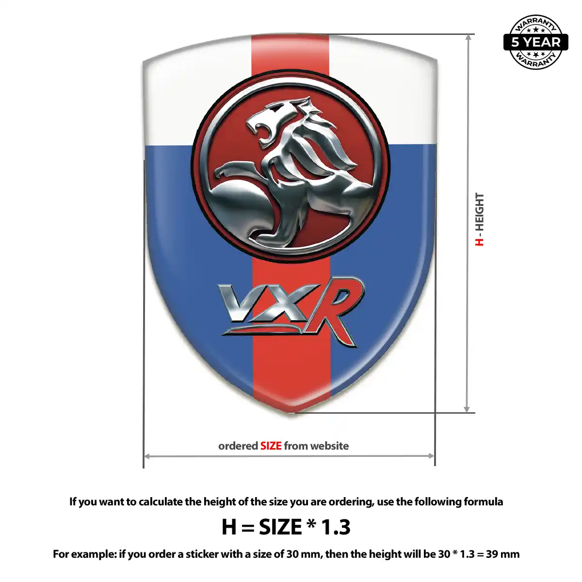 Vauxhall Logo Badge Signature Grade