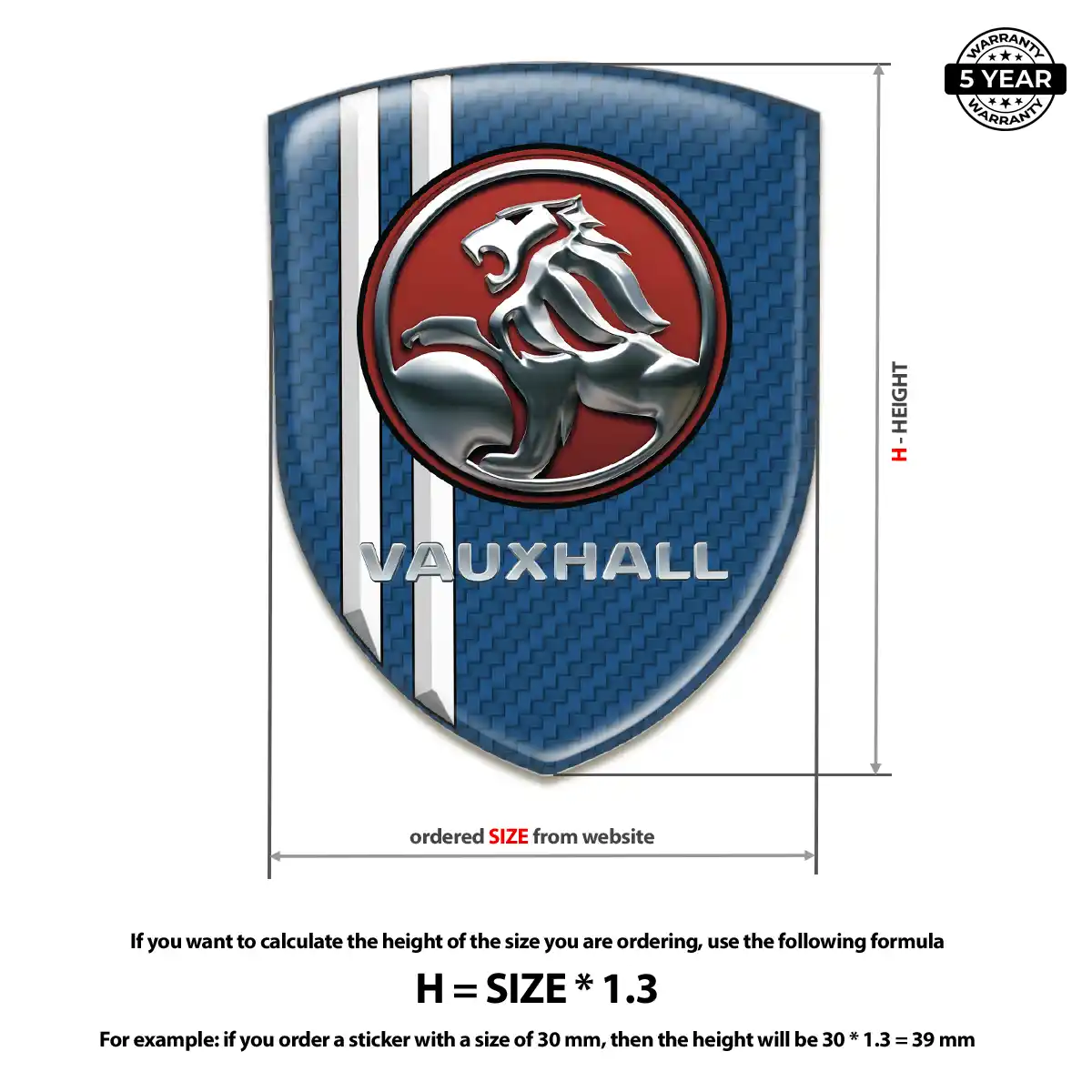 Vauxhall Logo Badge Sleek Style