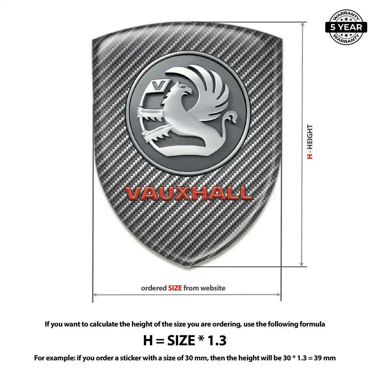 Vauxhall Logo Emblem Deluxe Edition
