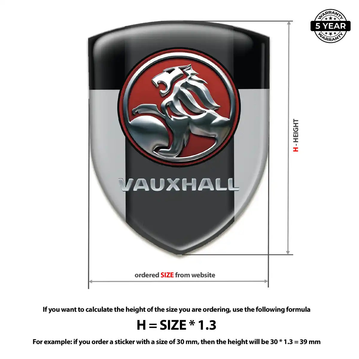 Vauxhall Logo Emblem Opulent Line