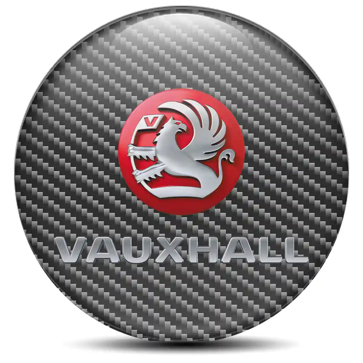 Vauxhall Logo Silicone Emblem Self-Adhesive Elite Finish