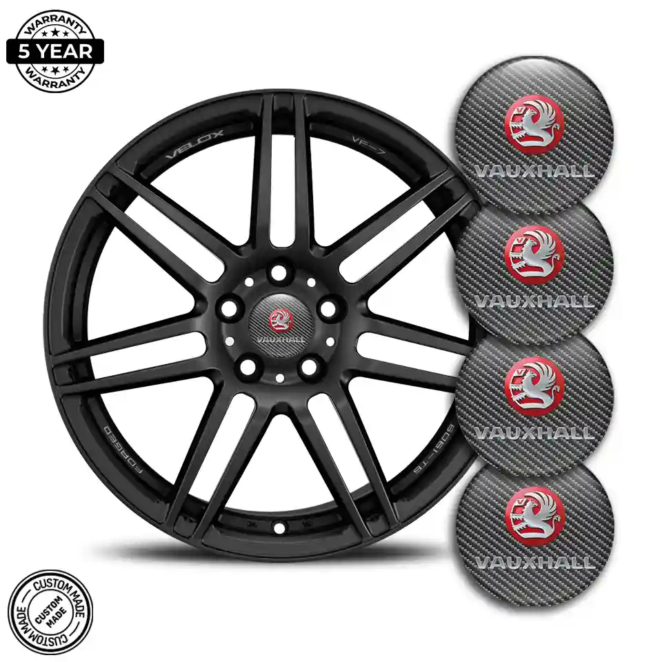 Vauxhall Logo Silicone Emblem Self-Adhesive Elite Finish
