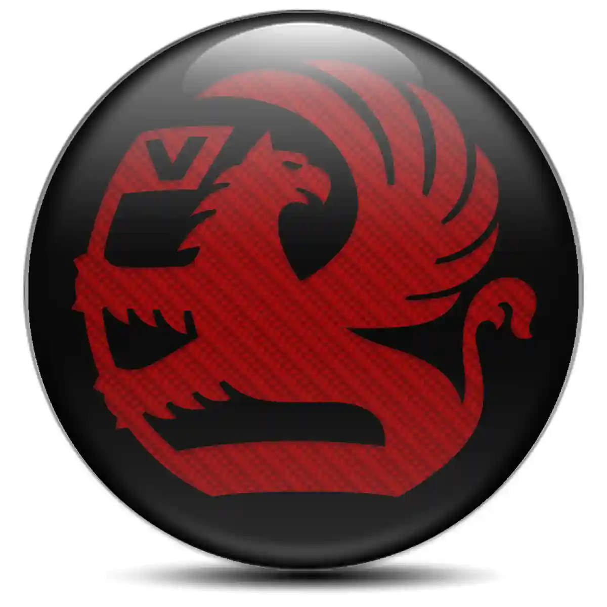 Vauxhall Logo Silicone Emblem Self-Adhesive Refined Design
